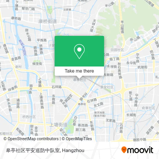皋亭社区平安巡防中队室 map
