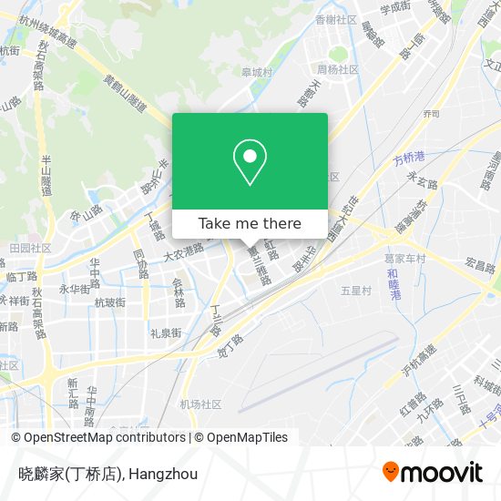 晓麟家(丁桥店) map