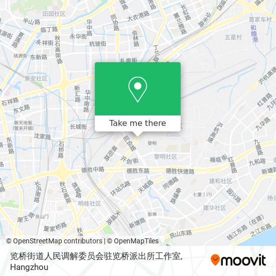 览桥街道人民调解委员会驻览桥派出所工作室 map