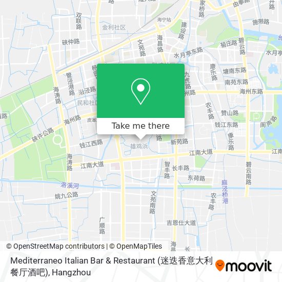 Mediterraneo Italian Bar & Restaurant (迷迭香意大利餐厅酒吧) map