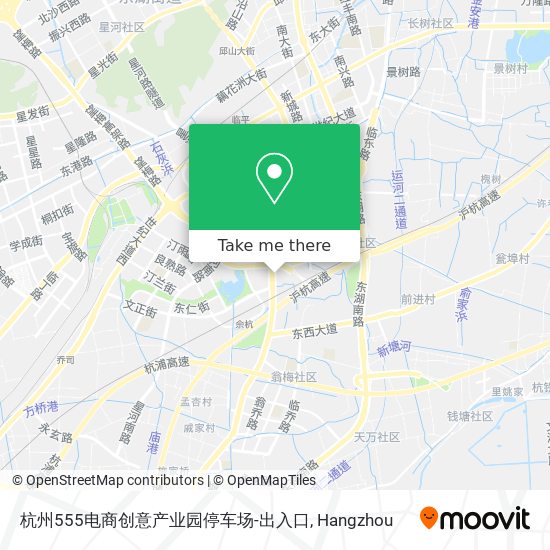 杭州555电商创意产业园停车场-出入口 map