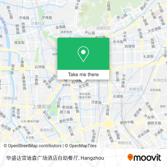 华盛达雷迪森广场酒店自助餐厅 map