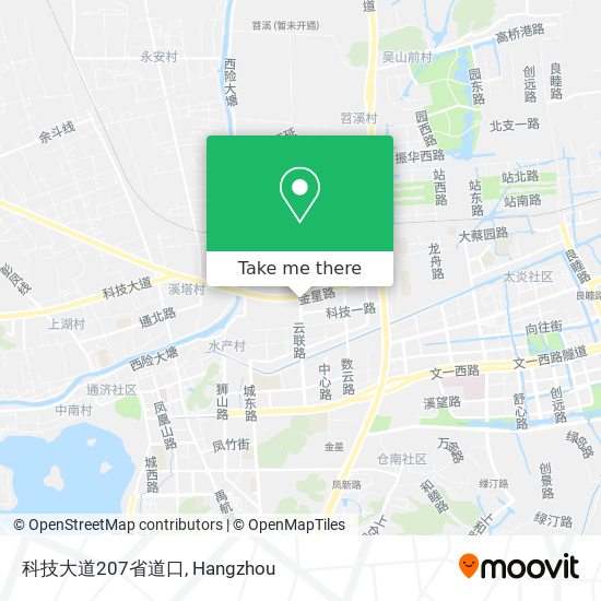 科技大道207省道口 map
