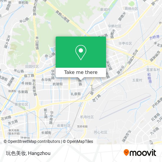 玩色美妆 map