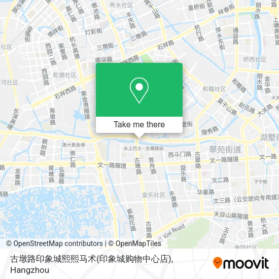 古墩路印象城熙熙马术(印象城购物中心店) map