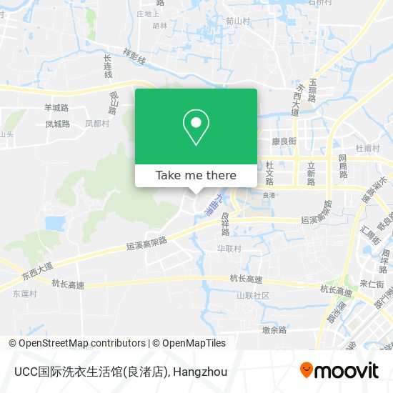UCC国际洗衣生活馆(良渚店) map