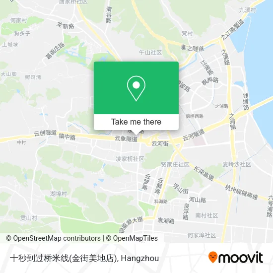 十秒到过桥米线(金街美地店) map