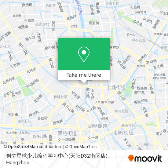 创梦星球少儿编程学习中心(天阳D32街区店) map