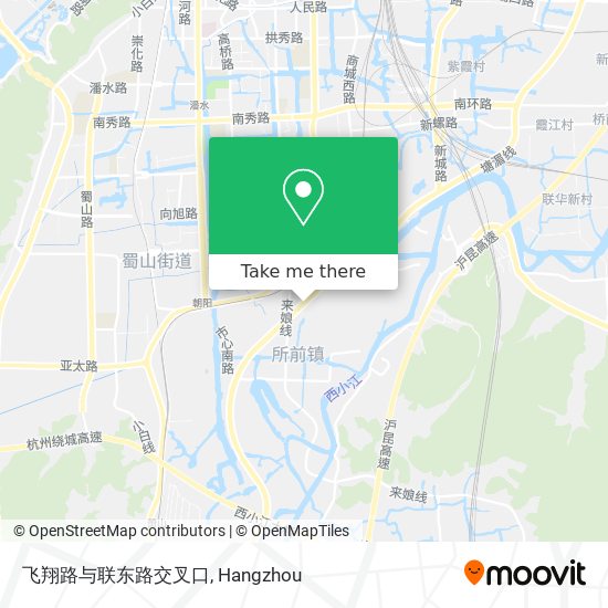 飞翔路与联东路交叉口 map
