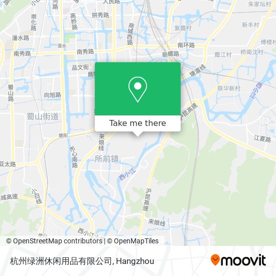杭州绿洲休闲用品有限公司 map