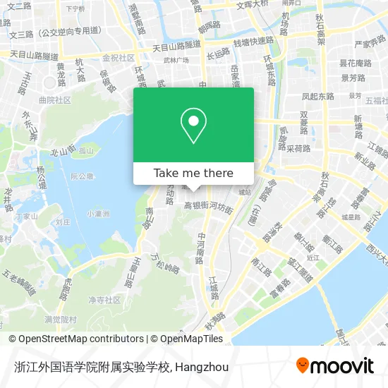 浙江外国语学院附属实验学校 map