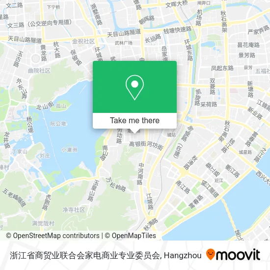 浙江省商贸业联合会家电商业专业委员会 map