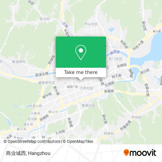 商业城西 map