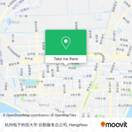 杭州电子科技大学-后勤服务总公司 map