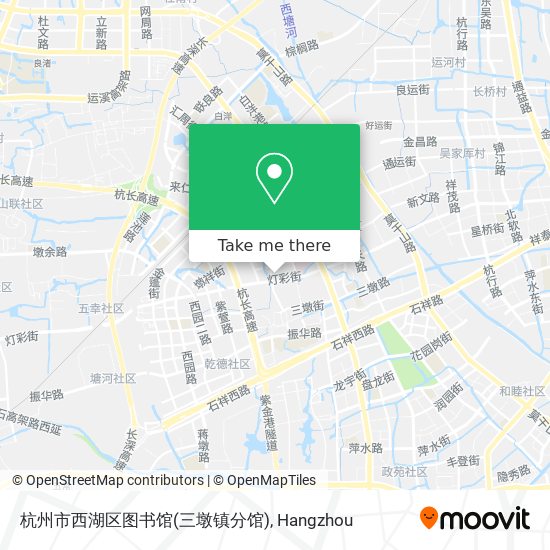 杭州市西湖区图书馆(三墩镇分馆) map
