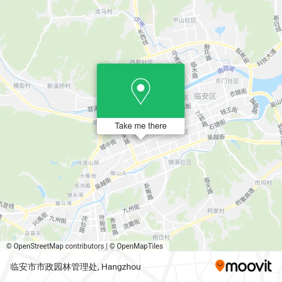 临安市市政园林管理处 map