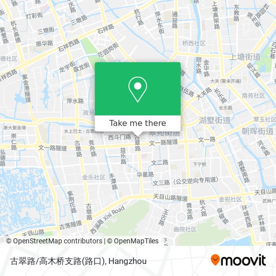 古翠路/高木桥支路(路口) map
