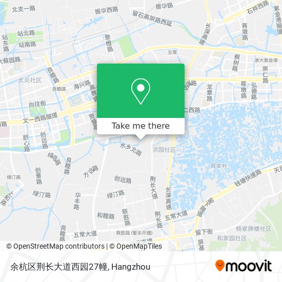 余杭区荆长大道西园27幢 map