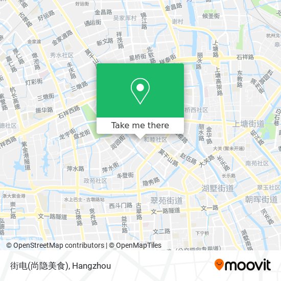 街电(尚隐美食) map