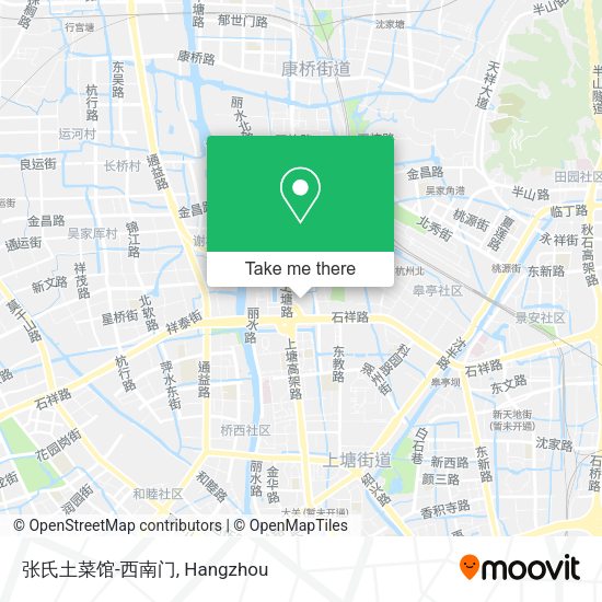 张氏土菜馆-西南门 map