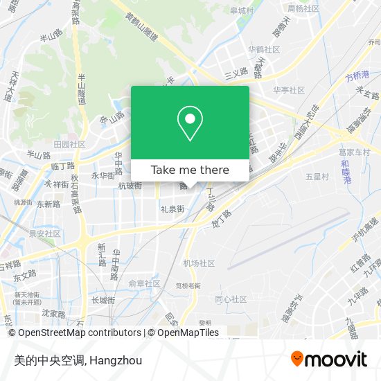 美的中央空调 map