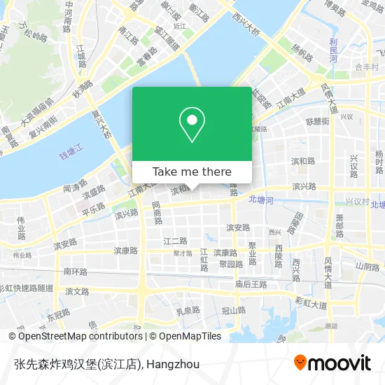 张先森炸鸡汉堡(滨江店) map