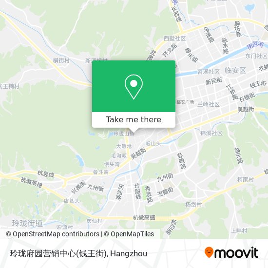 玲珑府园营销中心(钱王街) map