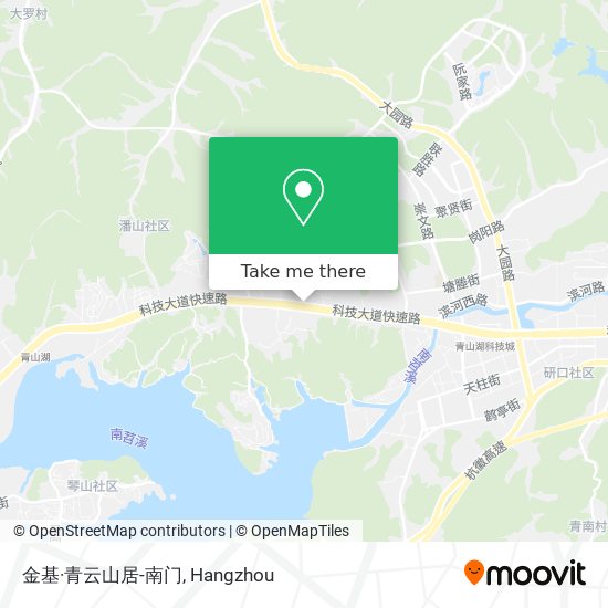 金基·青云山居-南门 map