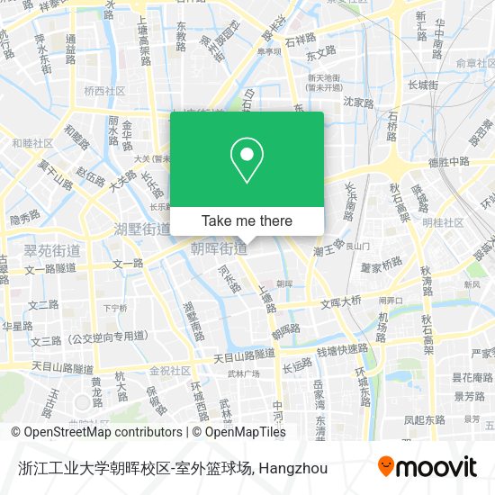 浙江工业大学朝晖校区-室外篮球场 map