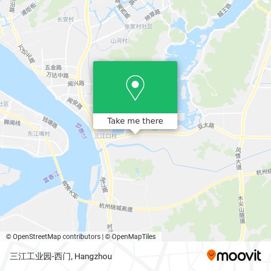 三江工业园-西门 map