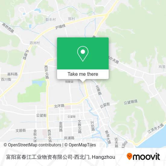 富阳富春江工业物资有限公司-西北门 map