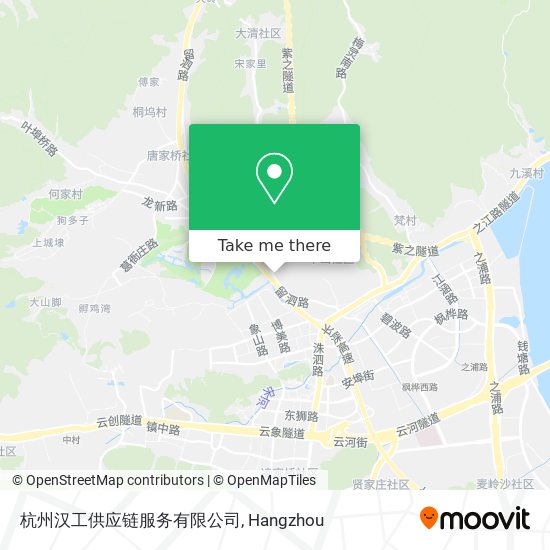 杭州汉工供应链服务有限公司 map