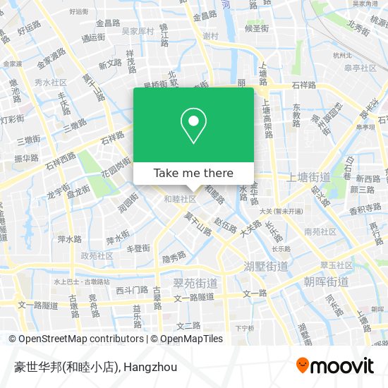 豪世华邦(和睦小店) map