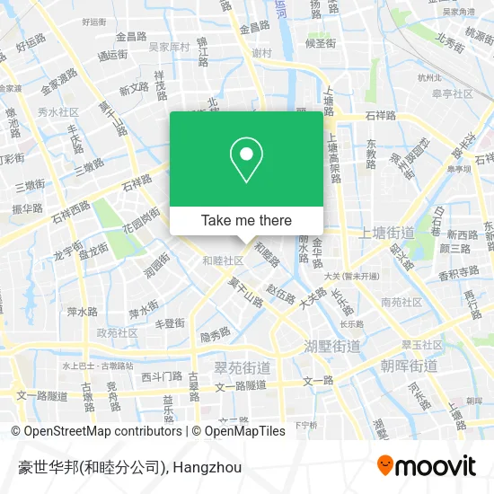 豪世华邦(和睦分公司) map