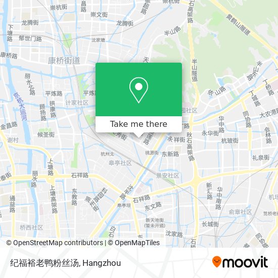 纪福裕老鸭粉丝汤 map