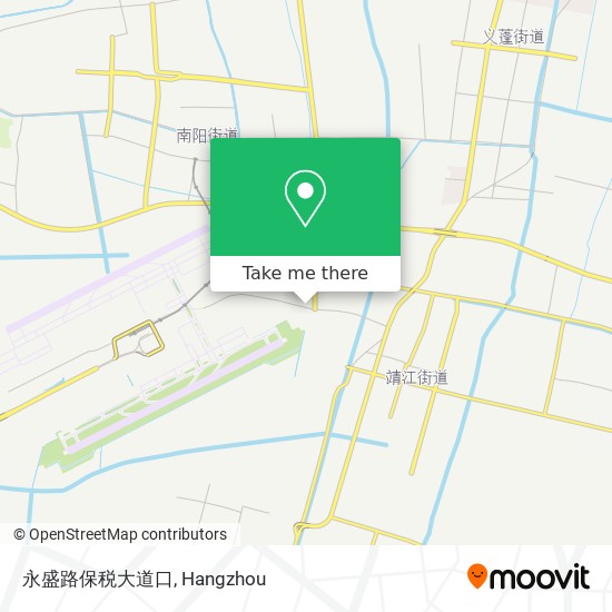 永盛路保税大道口 map