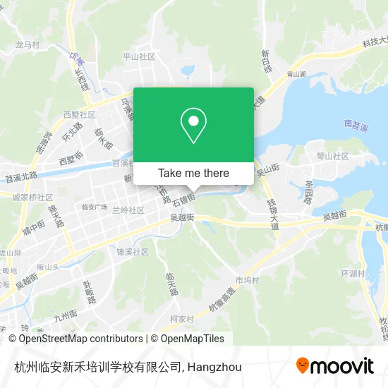 杭州临安新禾培训学校有限公司 map