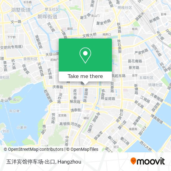 五洋宾馆停车场-出口 map