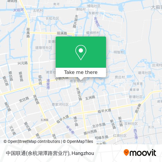 中国联通(余杭湖潭路营业厅) map