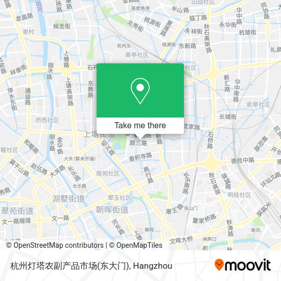 杭州灯塔农副产品市场(东大门) map