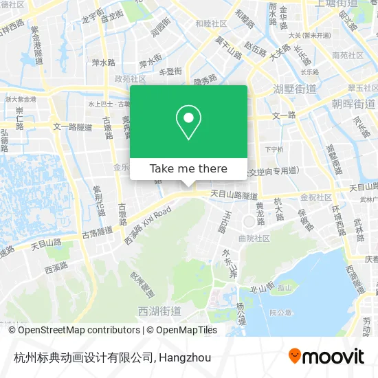 杭州标典动画设计有限公司 map