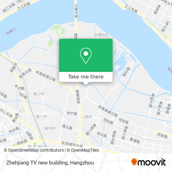 Zhehjiang TV new building map