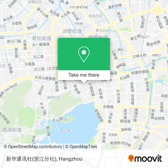 新华通讯社(浙江分社) map