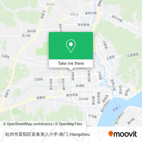 杭州市富阳区富春第八小学-南门 map