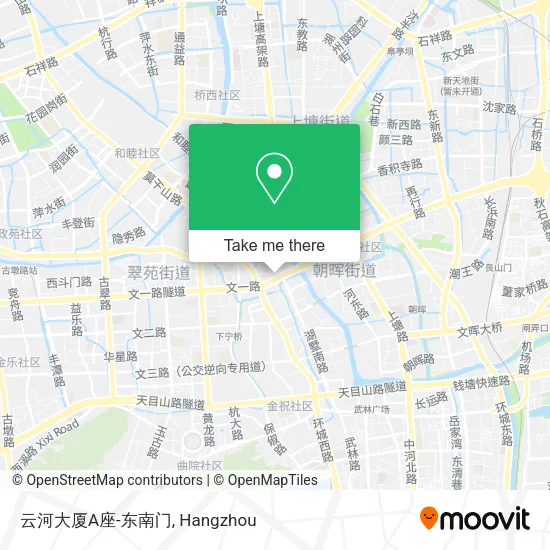 云河大厦A座-东南门 map