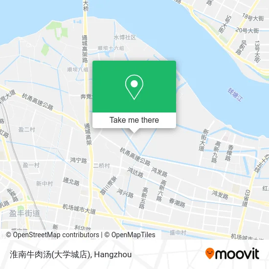 淮南牛肉汤(大学城店) map