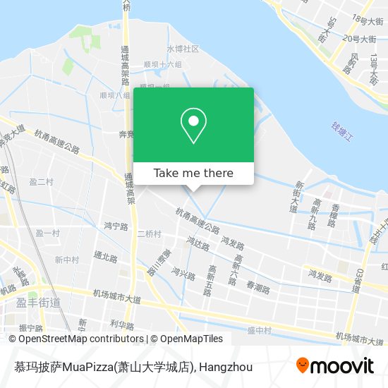 慕玛披萨MuaPizza(萧山大学城店) map