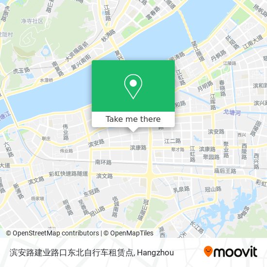 滨安路建业路口东北自行车租赁点 map