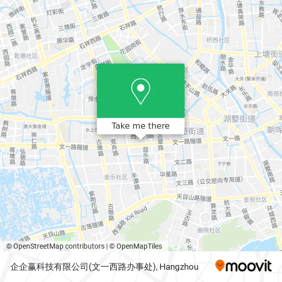 企企赢科技有限公司(文一西路办事处) map