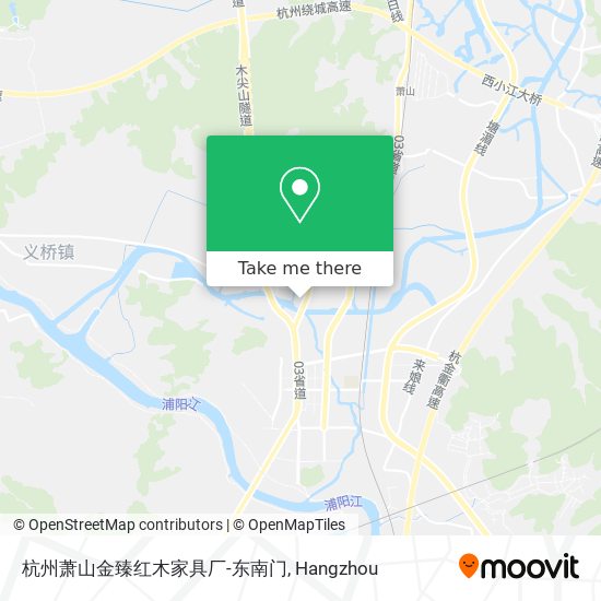 杭州萧山金臻红木家具厂-东南门 map